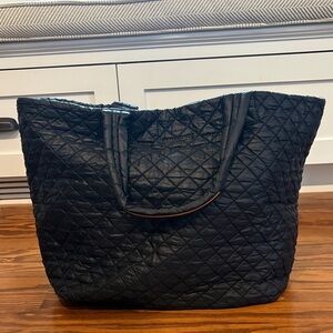 MZ Wallace Black Large Quilted Tote
